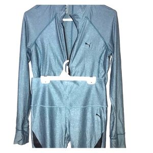 Puma power cell workout pants and zip up jacket